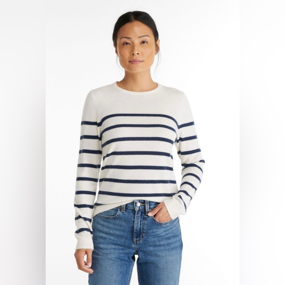 LL Bean Tall Striped Sweater -  Never Worn